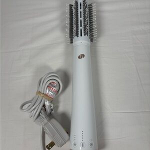 T3 AireBrush Duo Hot Air Blow Dry Brush White Rose Gold Model 76650